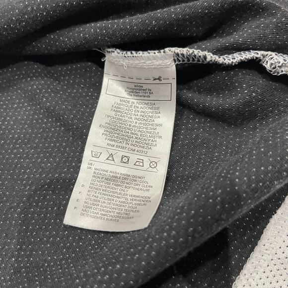 Adidas Mens Lightweight Gray Hoodie Sz M Active Lounge Gym Workout - Picture 4 of 7